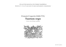 François Couperin (1668-1733) - Tantum ergo (à trois voix & basse continue)