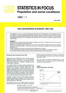 Asylum-seekers in Europe 1985-1995