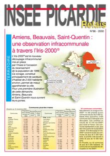 Amiens, Beauvait, Saint-Quentin : une observation infracommunale à travers l Iris-2000
