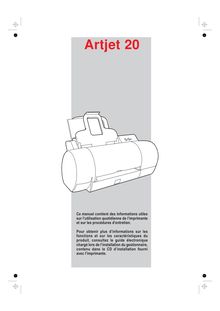 Notice Imprimantes Olivetti  Artjet 20