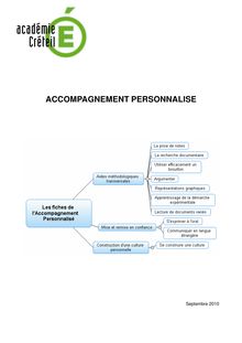 DOCUMENT ACCOMPAGNEMENT PERSONNALISE
