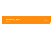 Marketing Agile - Présentation - Marketing Agile - 5 mai 2010