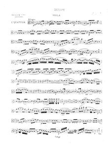 Partition viole de gambe, Three corde quatuors, Trois Quatours pour Deux Violons, Alto et Violoncelle