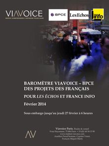  Baromètre Viavoice-BPCE des projets français 