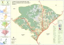 Carte d occupation de Yaoundé 1 zone 2