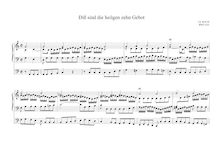 Partition Diß sind die heilgen zehn Gebot, BWV 635, Das Orgel-Büchlein