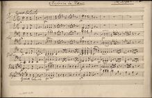 Partition complète, Symphony en D major, D major, Kaffka, Johann Christoph
