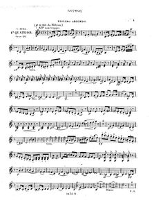 Partition violon 2, 3 corde quatuors, Op.26, Quatuor pour deux violons, alto et violoncelle