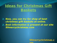 Unique Ideas for Christmas Gift Baskets