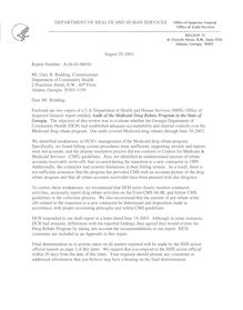 Audit of the Medicaid Drug Rebate Program in the State of Georgia, A-04-03-06010