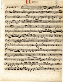 Partition violon, 6 quatuors, Op.51, Schneider, Georg Abraham
