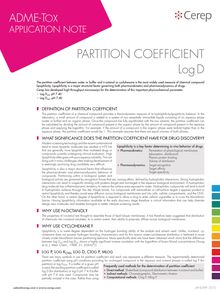 2010 Partition coefficient-LogD