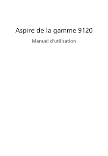 Notice Ordinateur portable Acer  Aspire 9120