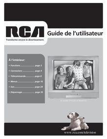 Notice Télévision RCA  27V513T