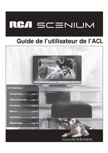Notice TV LCD RCA  L37WD14
