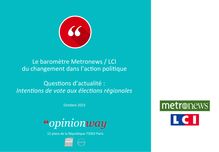 Régionales 2015 : Les intentions de vote des Français