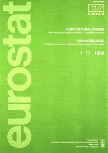 AGRICULTURAL PRICES. Price indices and absolute prices, Glossarium 1992