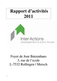 Rapport d activités 2007
