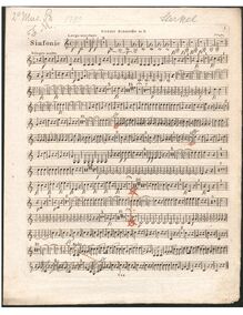 Partition cor 2 (en B♭), Symphony No.6 en B-flat major, B♭ major