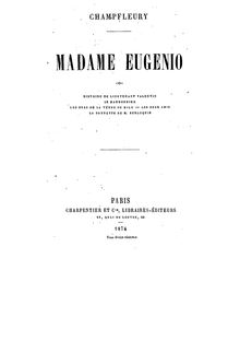Madame Eugenio / Champfleury