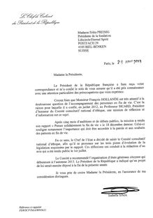 Réponse François Hollande