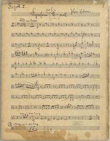 Partition basson 1, Symphony No.1, Symphony No.1 in C minor, C minor