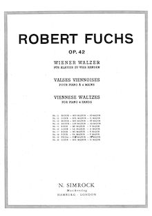 Partition Book II, Wiener Walzer, Fuchs, Robert