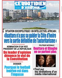 Le Quotidien d’Abidjan n°4110 - du vendredi 22 avril 2022