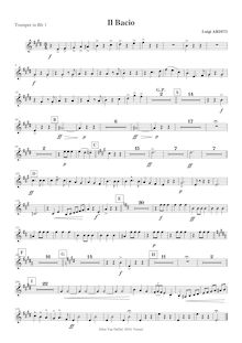 Partition trompette 1, 2 (en B♭), Il bacio, Arditi, Luigi