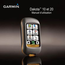 Notice GPS Garmin  Dakota 20