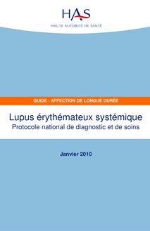 ALD n° 21 - Lupus érythémateux systémique - ALD n° 21 - PNDS sur Lupus érythémateux systémique