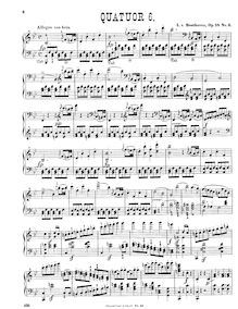Corde quatuor par Ludwig van Beethoven