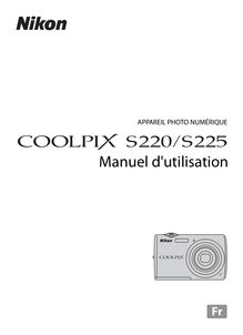 Notice Appareil Photo numériques Nikon  COOLPIX S220