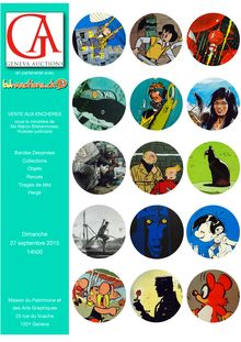 Catalogue vente bande dessinée - Geneva Auctions