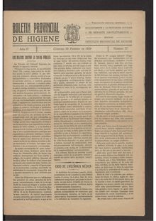 Boletín provincial de higiene, n. 37 (1929)