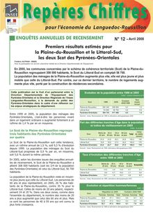 Enquêtes annuelles de recensement : premiers résultats estimés pour la Plaine-du-Roussillon et le Littoral-Sud, les deux Scot des Pyrénées-Orientales