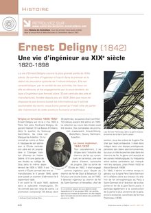 N° 604 - Ernest Deligny (1842) - Une vie d’ingénieur au XIX siècle