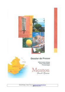 Dossier de Presse 2011 sur Menton - français - Patricia Mertzig ...