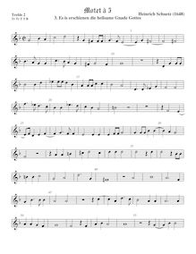 Partition viole de gambe aigue 2, Geistliche Chor-Music, Op.11, Musicalia ad chorum sacrum, das ist: Geistliche Chor-Music, Op.11 par Heinrich Schütz