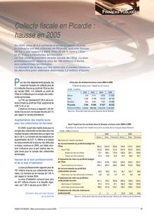 Chapitre "Finances publiques" extrait du Bilan économique et social - Picardie 2005