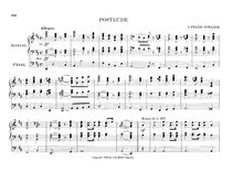 Partition complète, Postlude, D major, Donahoe, J. Frank