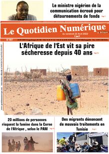 Le Quotidien Numérique d’Afrique n°1917 - du vendredi 22 avril 2022