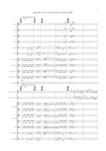 Partition 2nd mouvement, Concerto pour violoncelle & Doublebass