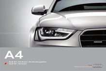 Catalogue Audi A4, A4 Avant, A4 Allroad, S4 et S4 Avant
