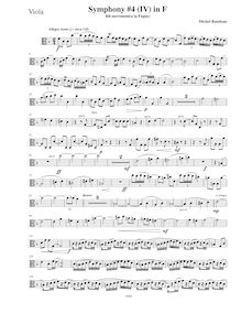 Partition altos, Symphony No.4  Pastorale , Symphony on Canadian Folk Themes par Michel Rondeau