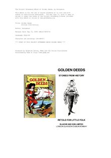 Golden Deeds - Stories from History