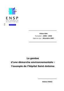 Consulter le document - La genèse d une démarche environnementale ...