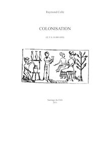 Colonisation (il y a 10.000 ans)