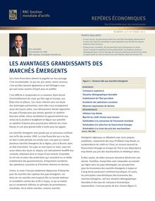 LES AVANTAGES GRANDISSANTS DES MARCHÉS ÉMERGENTS