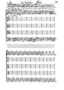 Partition complète, 2 Carillons, Couperin, Louis par Louis Couperin